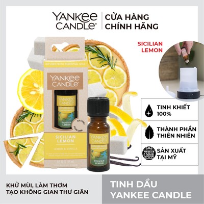 Tinh dầu Yankee Candle - Sicilian Lemon (15ml)