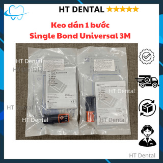 Keo dán single bond universal 1 bước 3m chính hãng 5ml keo nha khoa - ht dental