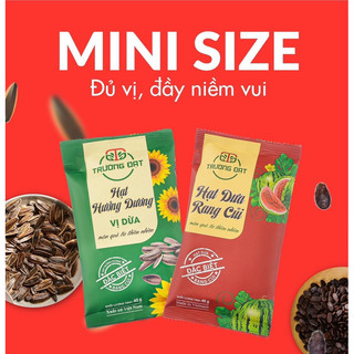 🆘 Hạt Dưa Rang Củi Trường Đạt (gói 40g - túi 10 gói)