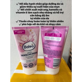 Cặp đôi sữa rửa mặt Balea xanh và hồng (Đức)