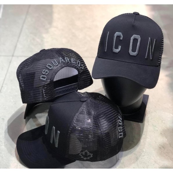 Mũ ICON DSQ2 logo đen phối lưới - Mũ DSQ icon cho nam nữ full 20 mẫu hottrend