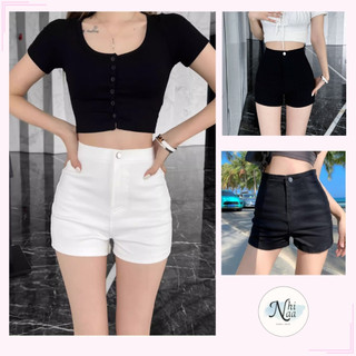 Quần đùi nữ NhiNaa Store dáng ôm quyến rũ, lưng siêu cao Q009