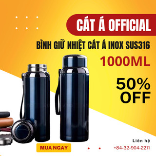 Bình Giữ Nhiệt INOX SUS 304 kiểu dáng thể thao, giữ nóng lạnh tốt, Có Tấm Lọc, Giữ Nhiệt Lên Đến 24 Tiếng !