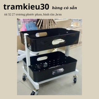 xe đẩy nail spa 2 tầng