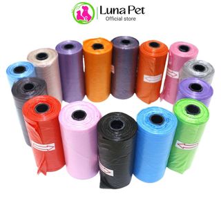 Túi đựng chất thải thú cưng tiện dụng LunaPet 15 túi/cuộn LunaPet