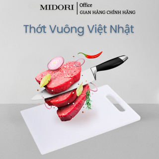Thớt nhụa vuông Việt Nhật 3 size. Thớt nhựa kháng khuẩn,chịu lực tốt,không bám mùi,không độc hại