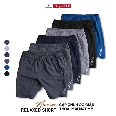 Quần short nam TORANO thể thao vải gió, thoải mái, chuẩn phom, siêu nhẹ DSBW600