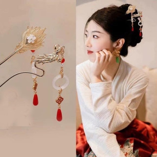 Trâm cài tóc cổ trang nữ phối mã diện