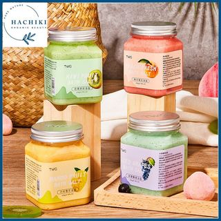 Muối tắm tẩy da chết Tẩy da chết body vị hoa quả cực thơm Muối tẩy tế bào chết body sạch mịn giúp da trắng sáng HACHIKI