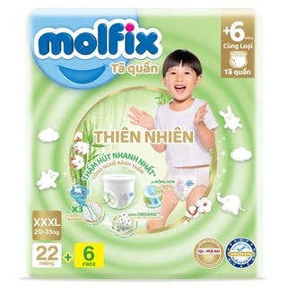 Tã quần bino , huggies , molfix big size XXXL cho bé ( 18-35kg )