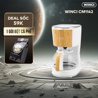 Máy Pha Cà Phê Nhỏ Giọt Winci CM1142, Dung Tích 1.25L, Bảo hành 01 năm.