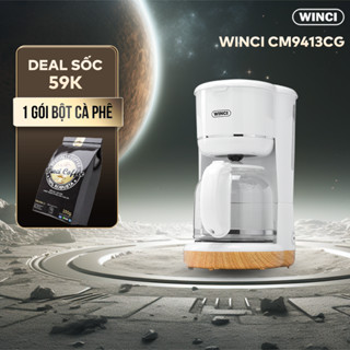 Máy Pha Cà Phê Nhỏ Giọt Winci CM9413GS, Dung Tích 1.5L, Bảo hành 01 năm.