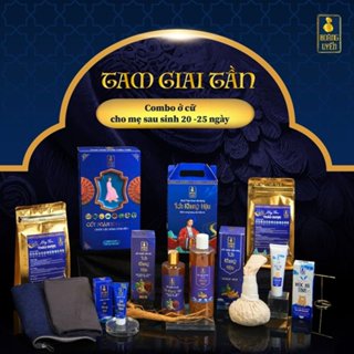Combo Ở Cữ Chăm Sóc Da Cho Mẹ Sau Sinh Tam Giai Tần Hoàng Uyển [Bộ Cơ Bản 8 Sản Phẩm]