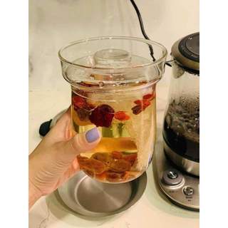 Lõi ấm pha trà chưng yến Hurom Tea Master thủy tinh cao cấp an toàn - Nhập Đức