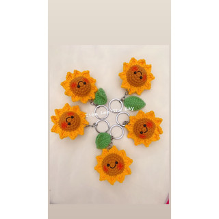 Combo móc khoá handmade hoa hướng dương dành tặng chính bạn hoặc bạn bè của bạn