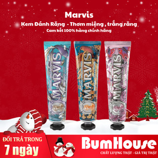 Kem Đánh Răng Marvis Garden Collection - Kissing Rose, Dream Osmanthus, Sinuous Lily 75ML