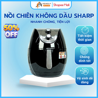 Nồi Chiên Không Dầu Sharp KS-85 8.5 Lít Làm Nóng 3 Chiều Thái Lan, Chiên Nhanh, Bảo hành 12 Tháng
