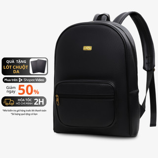 Balo da PU nhập khẩu chống thấm cao cấp đi học đi làm thời trang LAZA 564 Louis Backpack dòng Premium