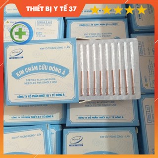 KIM CHÂM CỨU ĐÔNG Á CHUẨN Y TẾ [0.30x25mm, 0.3x40mm. 0.35x75mm]
