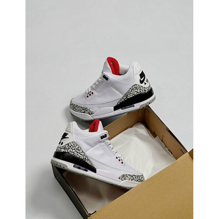 Giày sneaker Jo.rdan 3 trắng đốm