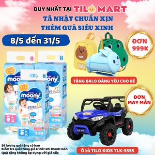 Bỉm dán/ Bỉm quần Moony tiêu chuẩn, cộng miếng, natural đủ size dán NB84/S70/M56/L54, quần M58/L44/XL38/XXL26