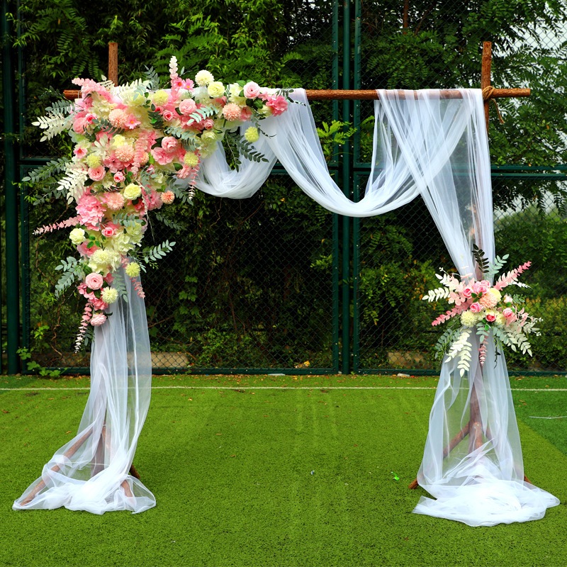 (R160CM-80CM*DÀI BÁN MÉT) Vải voan lưới trang trí cổng, ghế ngồi tiệc cưới, sinh nhật, sự kiện