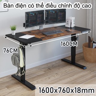Mxtark có thể điều chỉnh chiều cao của bàn.  Bàn đứng 160cm  Bàn nâng điện bàn trò chơi Electric Height Adjustable Desks