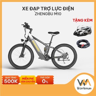 Xe đạp trợ lực điện zhengbu m10 - động cơ mạnh mẽ - tốc độ tối đa 55km/h - xe đạp điện thể thao 27 tốc độ - phanh dầu
