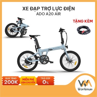Xe đạp trợ lực điện ado a20 air - xe đạp gấp gọn - nhẹ nhàng - cảm biến trợ lực mô men xoắn mượt mà