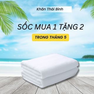 Khăn Tắm Khách Sạn Cỡ To xuất Nhật 70x140cm 100% Cotton Mềm Mại Siêu Thấm Hút Không Xù Bông (380-400g)