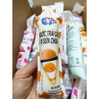 com bo 5 gói Nước trái cây vị sữa chua nhiều vị