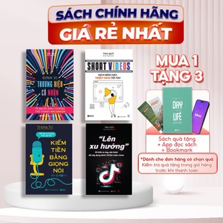 Bộ sách định vị thương hiệu cá nhân, kiếm tiền bằng giọng nói, short videos, lên xu hướng - hướng dẫn làm thương hiệu