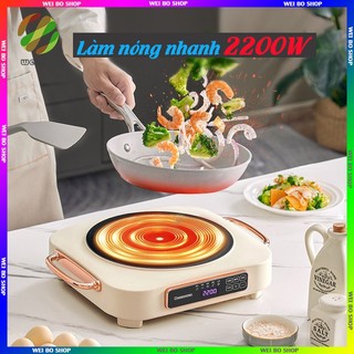 Bếp hồng ngoại , Bếp từ đa năng cao cấp 2200W Tiết kiệm điện, không bức xạ, tiết kiệm năng lượng