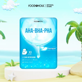 Mặt Nạ Foodaholic Acid Tẩy Tế Bào Chết, Giảm Mụn AHA-BHA-PHA Ample Mask 23ml/1miếng