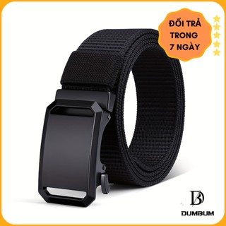 Thắt Lưng Dây Nịt Nam Vải Nylon Khóa Tự Động Siêu Bền DT146