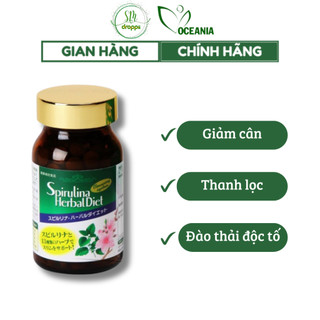 Tảo xoắn spirulina nhật bản - spirulina herbal diet, giảm cân, thanh lọc, đào thải độc tố, tracybee