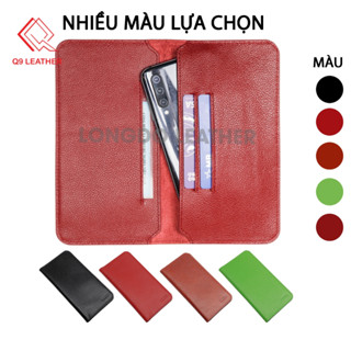 Ví cầm tay nữ da bò thật thương hiệu LONGDO LEATHER- BNM02