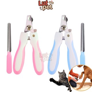 Kìm cắt móng chó mèo - Bộ kềm bấm kèm dũa móng chân cho chó mèo - size to - lutpet