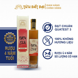 Rượu Sen 4 Năm Tuổi Cao Cấp Thơm Ngon Tự Nhiên 45% 500ml