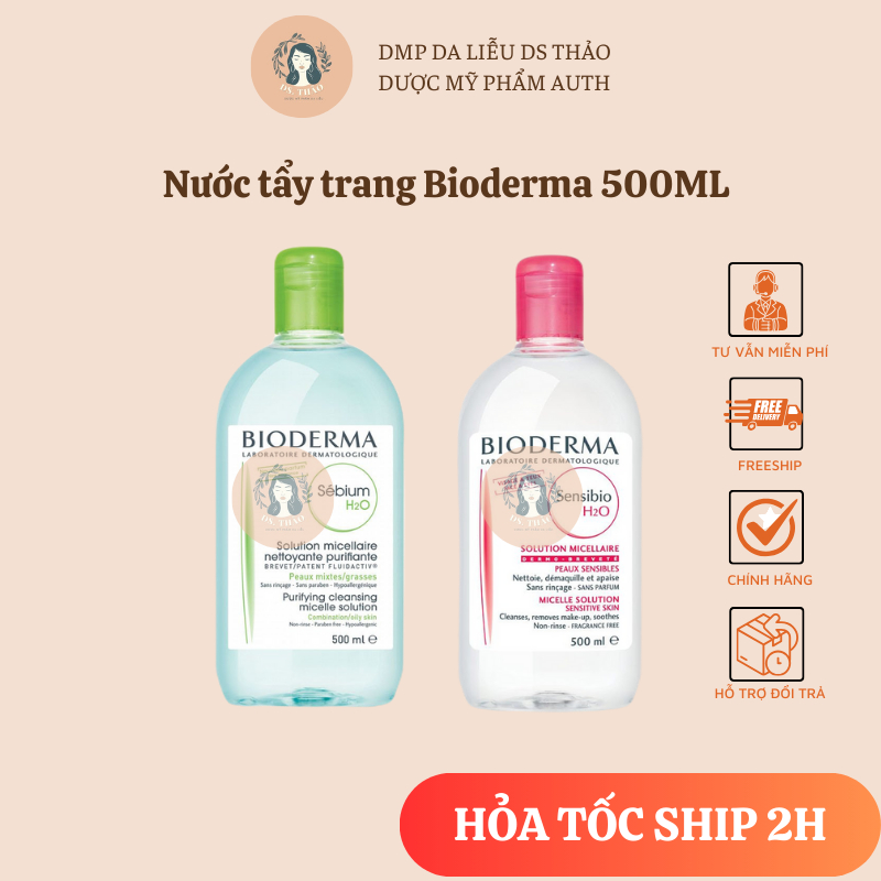 Tẩy trang Bioderma 500ml