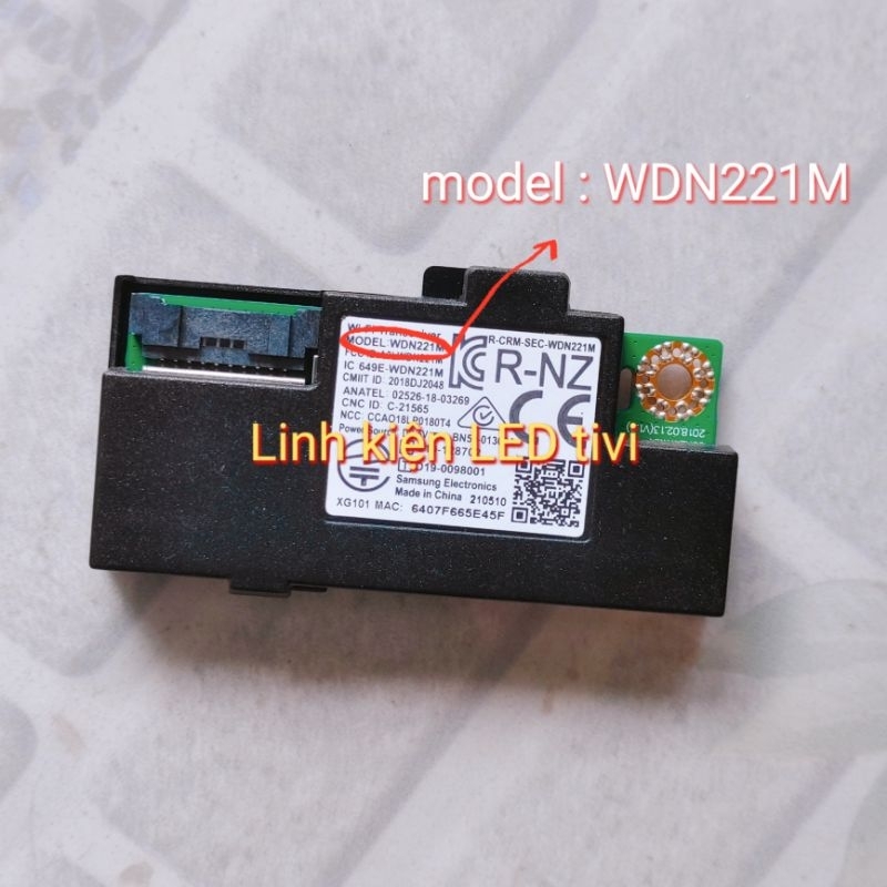 Bo wifi tivi samsung model : WDN221M