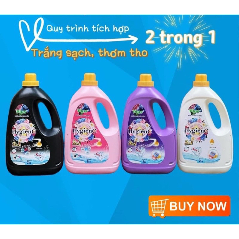 Nước Giặt Xả HygienC 2000ML