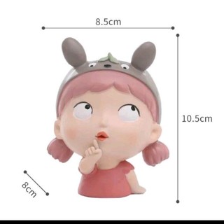 Chậu cô gái dễ thương chất liệu composite 4 dáng
