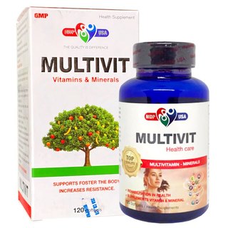 Vitamin tổng hợp Multivit – Giúp bổ sung vitamin cho bà bầu, giảm nghén, tăng cường sức khỏe (Hộp 100 viên)