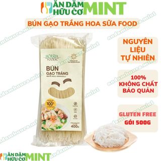Bún gạo trắng Hoa Sữa nguyên liệu tự nhiên, không chất bảo quản gói 500g - Tạp hoá mint