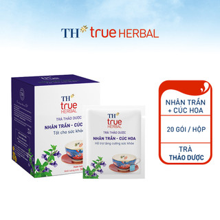 Hộp trà Nhân trần – Cúc hoa TH True Herbal (20 gói)