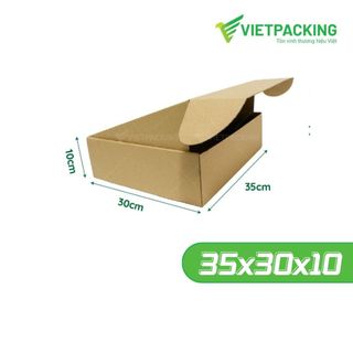 35x30x10 Combo 20 hộp nắp gài size lớn đưng quần áo, phụ kiện thời trang