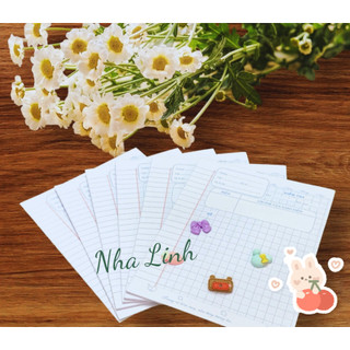 Giấy kiểm tra định lượng 70-100gsm, (10 xấp - 100 tờ),kẻ thường/ ô ly giấy đẹp giá rẻ