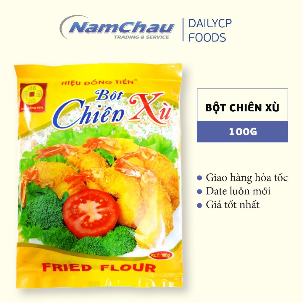 Bột chiên xù hiệu Đồng Tiền gói 100gr [HN giao hỏa tốc]