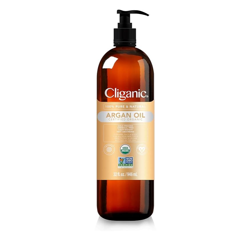 Dầu Jojoba Oil hữu cơ Cliganic USDA, 100% nguyên chất giúp dưỡng ẩm cho mặt, tóc, da, móng tay 120ml
